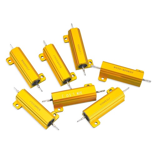5/10 ~ 500 W Watt Hochleistungs Aluminiumgehäuse drahtgewickelter Metallwiderstand 0,1-10 KΩ Ohm - Bild 10 von 27