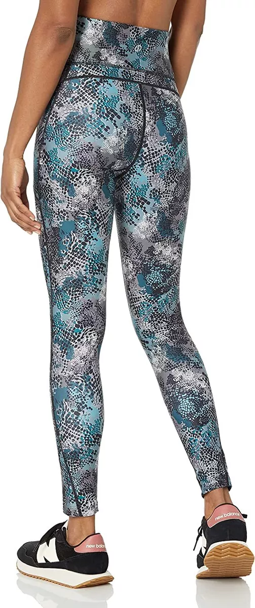 Spalding Women's Activewear Pace Legging with 2 Pockets - New Serpintine  Color