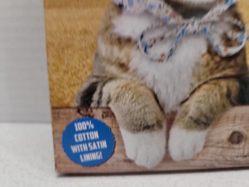 Sombrero de pradera con capó de gato Archie McPhee para tu gatito diseño floral de algodón nuevo en caja Foto 2 de 4