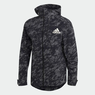 adidas black reflective jacket