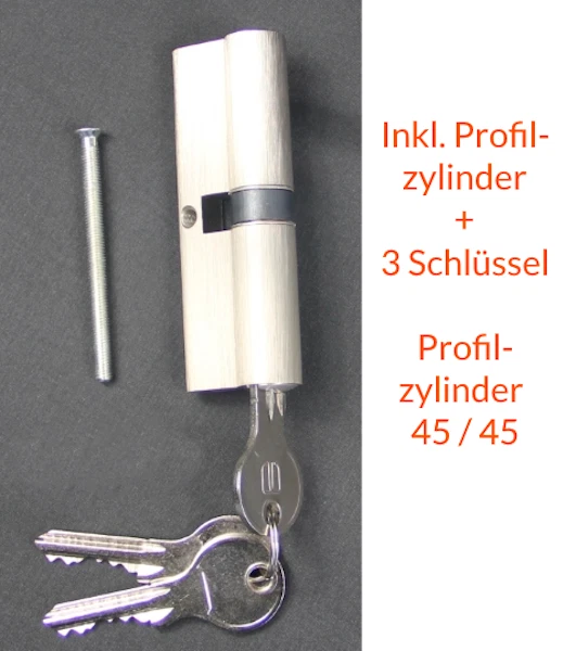 Nebeneingangstür Nebentür Kunststoff weiß innen außen öffnend für Keller Garage - Bild 4 von 4