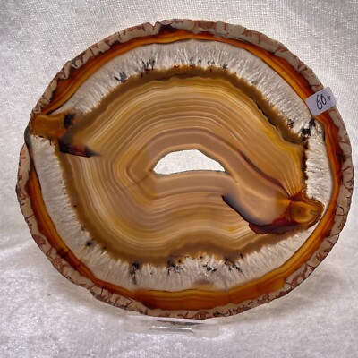 Achat Scheibe 12,9 cm x 14,5 cm Agate Slice Achatscheibe Agate
