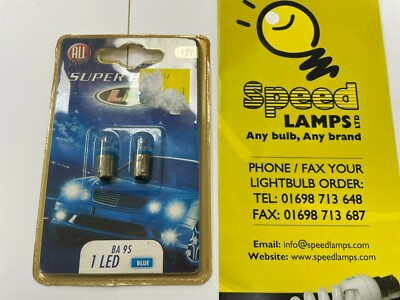 2 X CB08 233 Sidelight T4w Ba9s T11 Super Led Xenon Bulbs Blue Hid 12v 24v