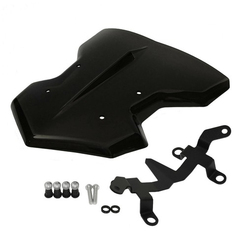 Dark Smoke Windscreen Windshield with Bracket For YAMAHA MT-03 MT-25 2020-2024 - Picture 5 of 5