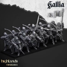 Gallia Archers - Highlands Miniatures 28mm