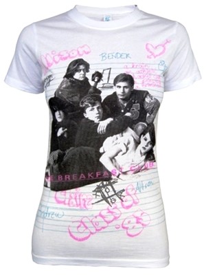 T Shirt Breakfast Club Maglia Donna Ufficiale Film Cult Anni 80