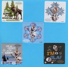 15 Olaf - Frozen - Large Stickers - Party Favors - Snowman