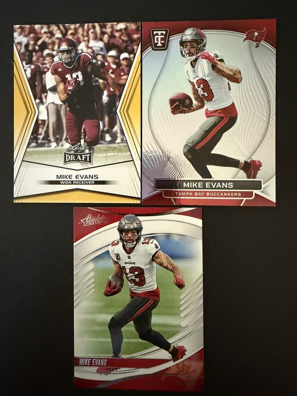 3 Mike Evans 2014 Leaf Draft Rookie Mint 2024 Topps Certified 2025 Absolute 