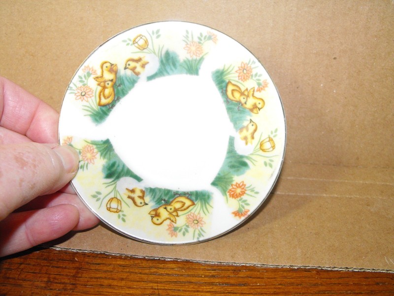 Vintage Inarco Japan Easter Duckie Dish Small Trinket