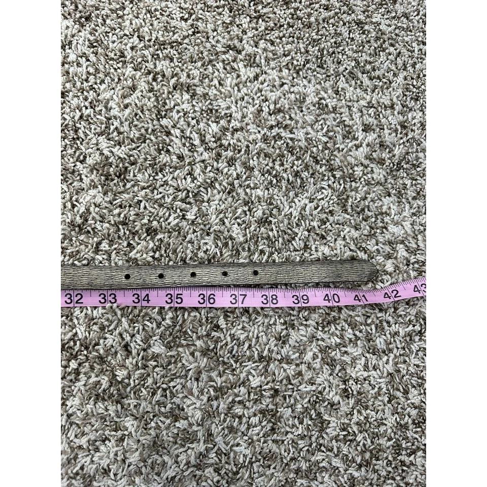 Cinturón LRL Ralph Lauren Cuero Genuino Ajustado Saffi Tanzanita Mujer Grande Foto 4 de 4