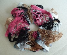 Crocheted Hair Scrunchies Elastic Hair Bands Ponytail/Bun Holders Buyer's Choice