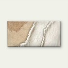 Beach Scene with Waves & Mountain Landscape Unframed Canvas Painting for Living