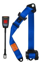 Securon-Gurt vorne blau 4-Punkt 30 cm - mit Aufrollmechanismus
