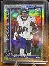 2025 Topps Chrome Deandre Hopkins Gold Leather /50 & Purple Leather /75 