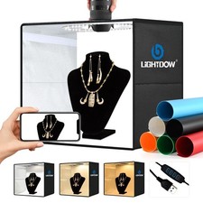 Lightdow 16"x16"x12" Photo Studio Light Box Photography 16"x16"x12", Black