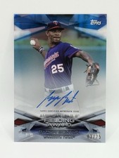 2018 Topps Clearly Authentic Blue Auto Award Winners Byron Buxton #MLBAA-BB /25