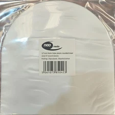 25 x Clear 12" Vinyl LP Anti Static HDPE Plastic Rounded Inner Record Sleeves