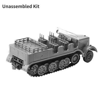 Sd.Kfz.7 Halbkettenfahrzeug 1:72 Bausatz PVC Militärmodell Unmontiert Kit
