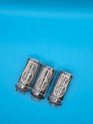 3PCS IN-18 IN18  Nixie tube  Vintage clock OTK USSR Soviet USED
