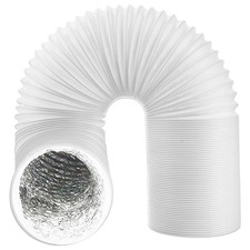 Air Conditioning Duct Hose 5.9" 15cm 3 Metres PVC Flexible Vent Pipe UNIVERSAL