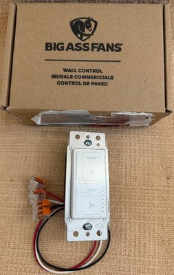 Big Ass Fans 009273-01 Wall Control Bluetooth 100-277V Up to 4 Fans NEW BigAss