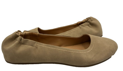 Toms Women's Judith Slip On Ballet Flats Tan Size:6.5 166P