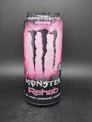 Monster Energy Rehab Pink Lemonade SKU 0315 MCC 1 x leere Dose oben offen