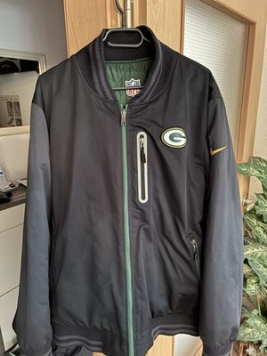 Nike Green Bay Packers Jacke Reverse Bomber Gr. XL NFL Football 