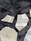 Anasazi Native American Pottery Shards 1100-1250 A.D. Black & White Tula Rosa — photo 5