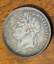 1822 English Crown