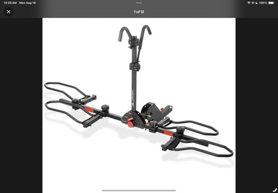 #ad Arksen Hitch Mounted Bike Rack Platform Style 2 Bike 005 PBK H2S $159.00