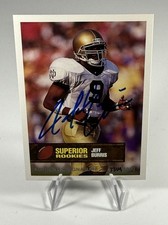 1994 Superior Rookies - Jeff Burris #9 Autographs /4000 (AU, RC)