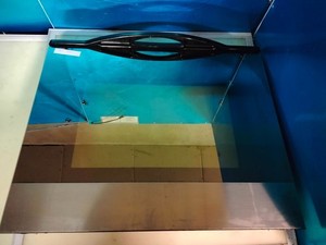 Backofentür Glas Edelstahl mit Griff – Ersatzteil gebraucht (W2 3113)