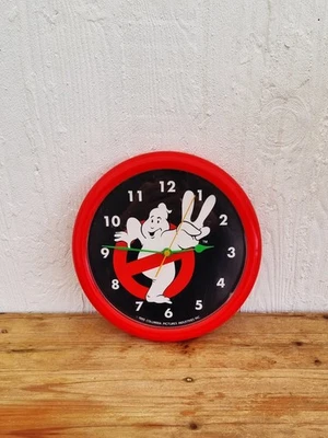 Horloge murale SOS Fantômes 2 vintage 1989 Columbia Pictures - Photo 1/4