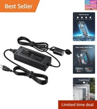 AC to DC Converter 10A/120W/7.78FT/110V to12V Converter, Car Cigarette Lighte...