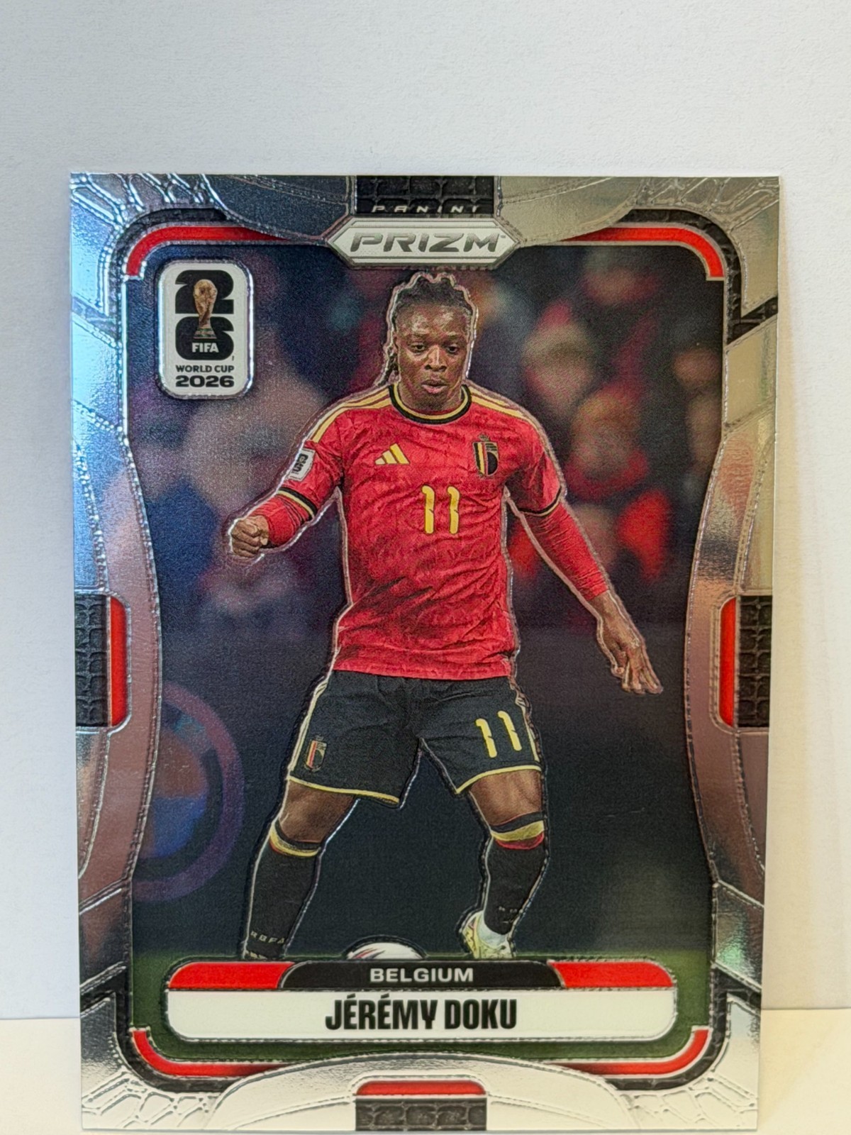2026 Panini Prizm FIFA World Cup - Jeremy Doku #152 Base Card