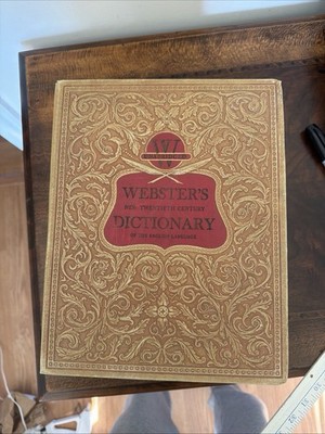 Webster s New 20th Century Unabridged Dictionary 1957 Illustrated HC Vtg