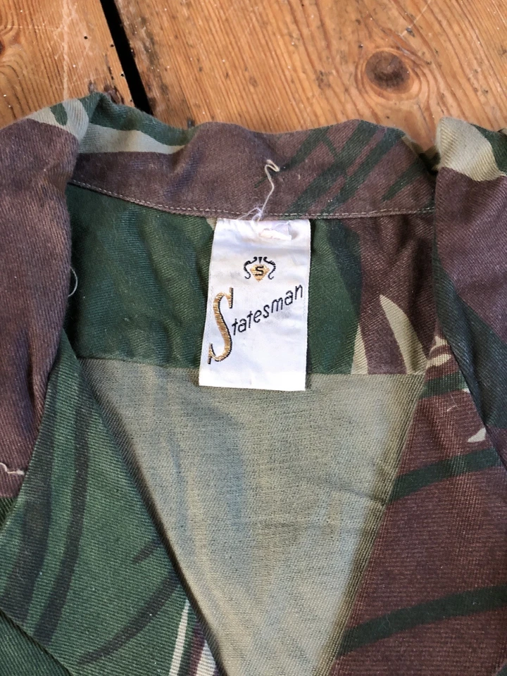 Rhodesian Army Brushstroke Pattern Camouflage Shirt Mint Medium/Large Size - Image 2 of 4