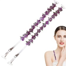 Adjustable Flower Floral Bra Straps Decorative Lace Shoulder Straps For Women