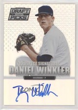 2013 Panini Prizm Perennial Draft Picks Silver Danny Winkler Daniel #88 Auto 9pd