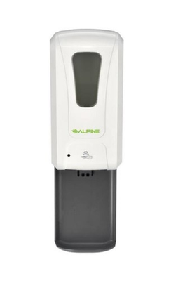 #ad Alpine 430 L T Automatic Hands Free Liquid Gel Soap Dispenser w Drip Tray White $12.00