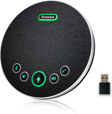 Conference Speaker with Microphone, Bluetooth/Wireless/Usb Omnidirectional Speak