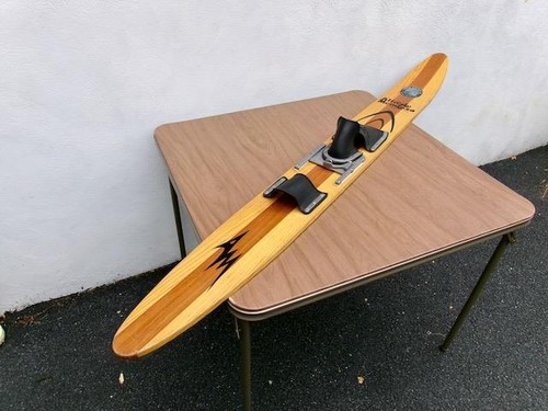 VINTAGE CYPRESS GARDENS SLALOM  WATER SKI 67" ALFREDO MENDOZA TWICE WORLD CHAMP.