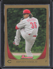 2011 Bowman Gold #166 Edinson Volquez - Cincinnati Reds - MINT