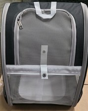 Innovative Traveler Bubble Backpack Pet Carriers for Cats and Dogs Black 