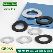 GB955 Wavey Washer 304/316 Stainless Steel Crinkle Wave Gasket M3 M4 M5 to M24