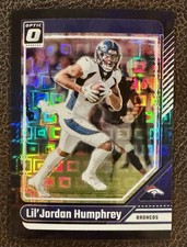 🔥Lil’ Jordan Humphrey 2024 Donruss Optic Black Pandora /25 SSP Beautiful Card!