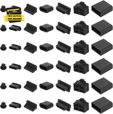 50 Pcs USB Cover Cap, Silicone anti Dust Plugs Charging Port Protector Stoppers
