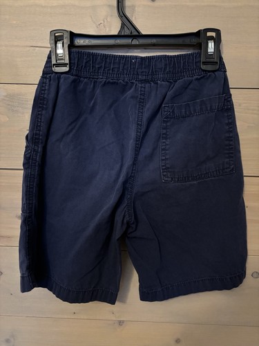 The Children's Place Navy Blue Boys Shorts Working Drawstring sz 6 -100% cotton - Picture 2 of 3