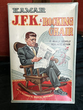 1963 John F. Kennedy Musical Rocking Chair by Kamar with Box